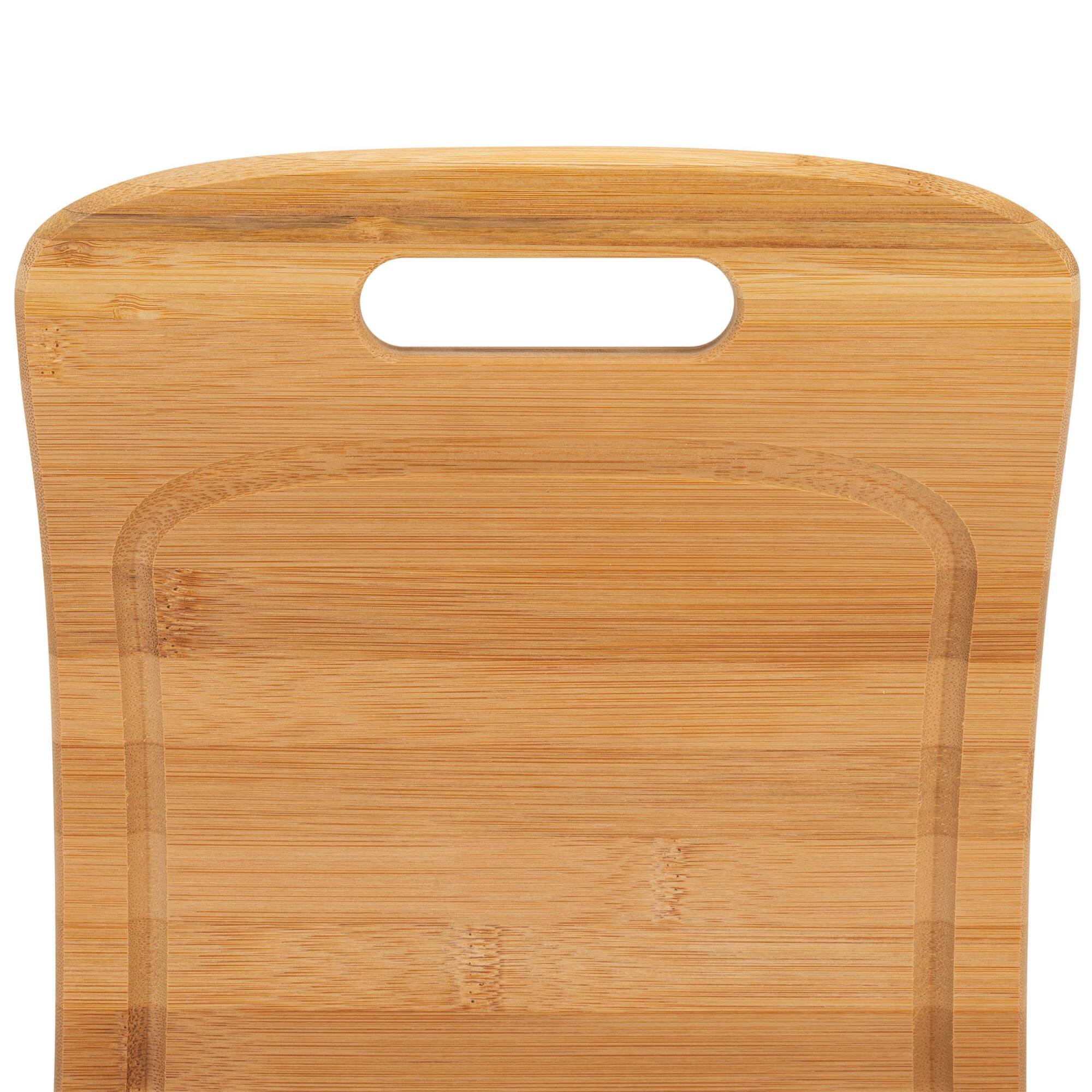 Kitchen Details Large Curved Bamboo Cutting Board